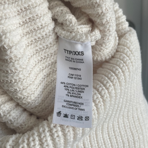 Dynamite Cream Knit Midi Dress - Picture 5 of 5